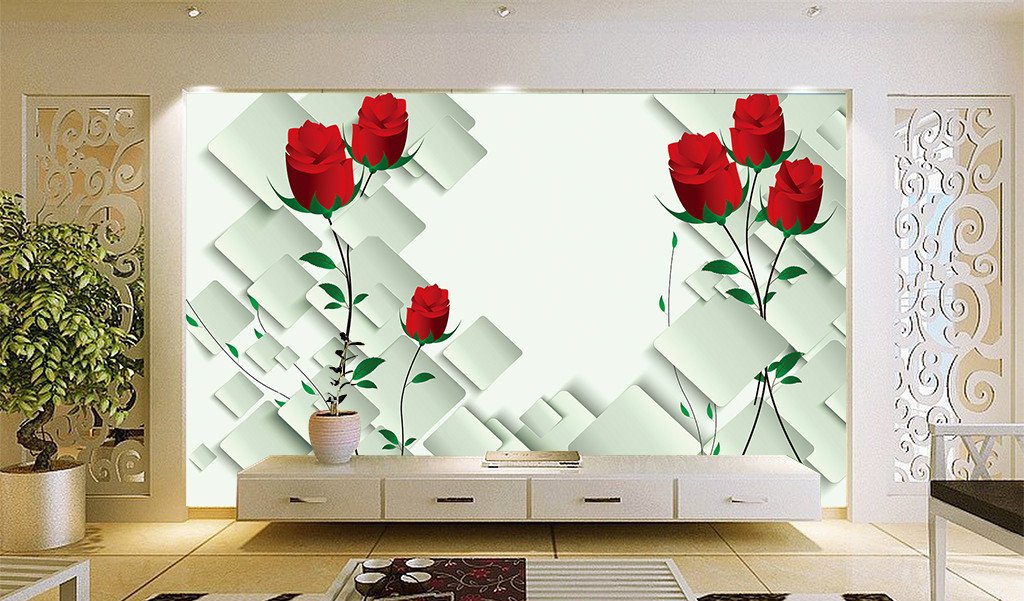 3D Rose Fragrant 466 Wallpaper AJ Wallpaper 