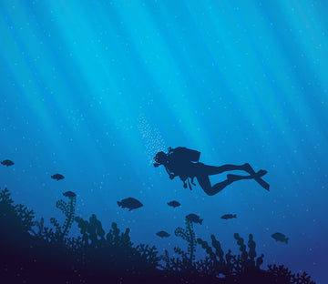 3D Deep Sea Diving 631 Wallpaper AJ Wallpaper 