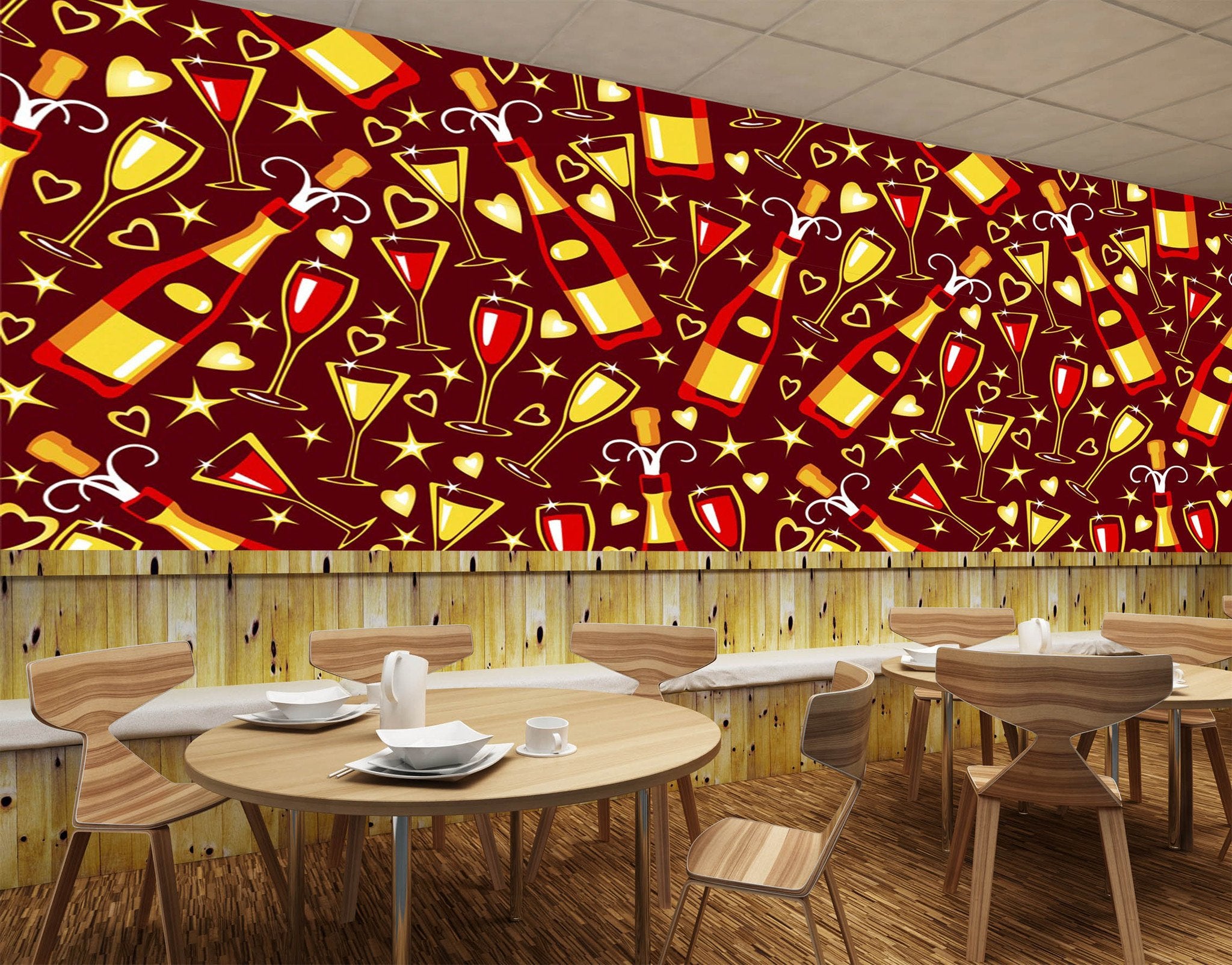 3D Red Wine 289 Wallpaper AJ Wallpaper 