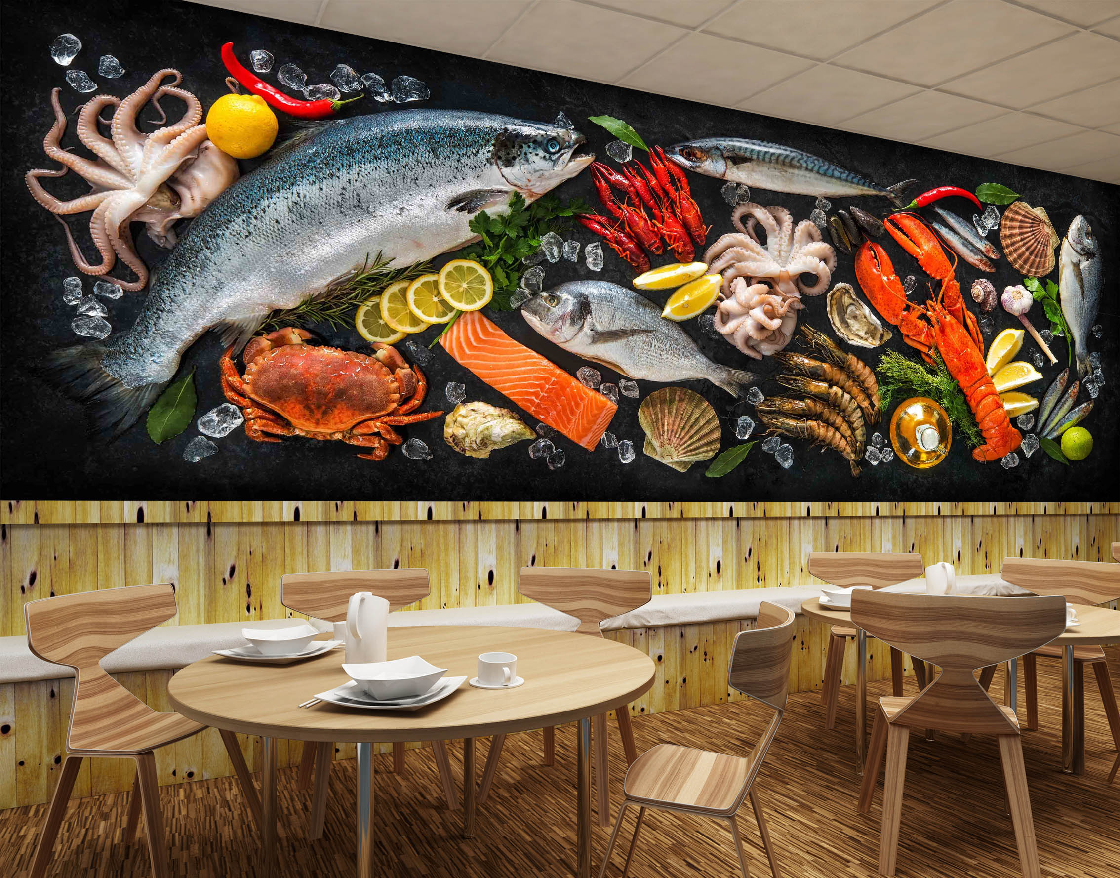 3D Fresh Ingredients 1078 Wall Murals