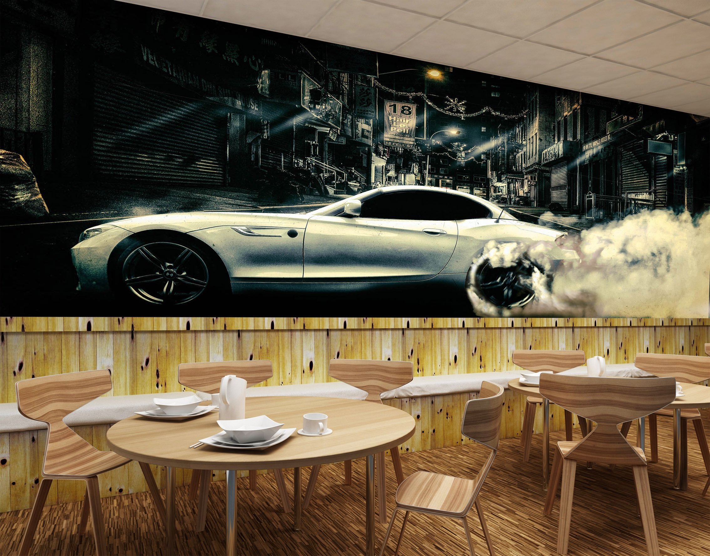 3D Fast Atuo 907 Vehicle Wall Murals Wallpaper AJ Wallpaper 2 