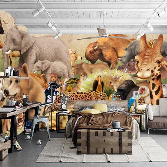 3D Zoo Elephant 042 Wallpaper AJ Wallpaper 