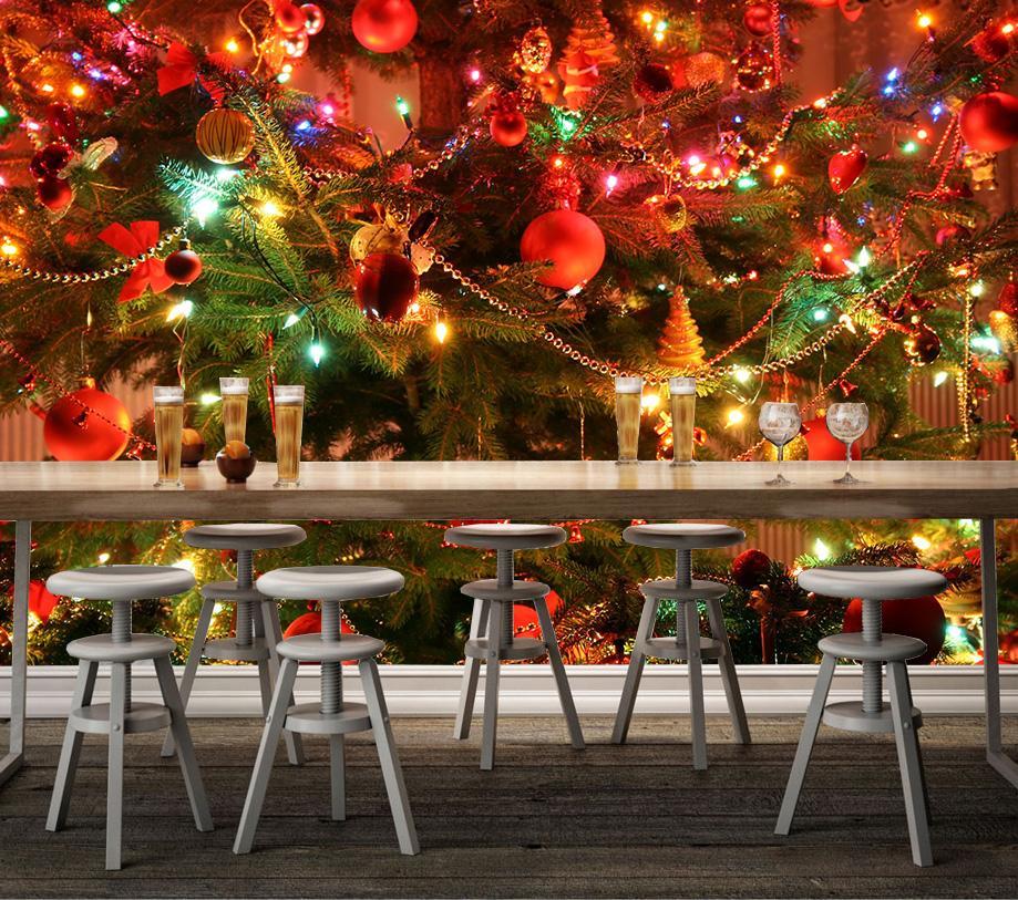 3D Christmas Sparkling Ornaments 157 Wallpaper AJ Wallpaper 