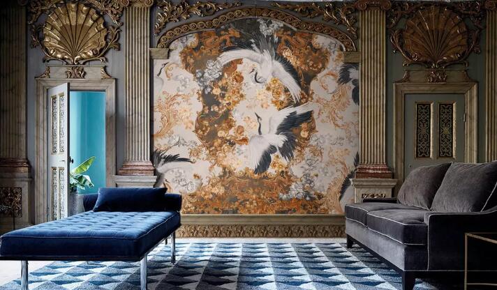 3D Crane WG20 Wall Murals Wallpaper AJ Wallpaper 2 