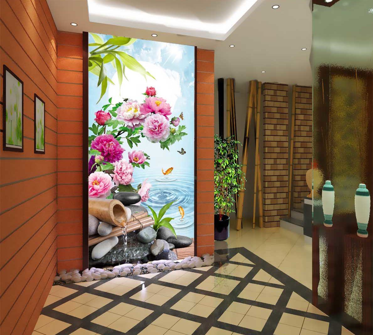 3D Safflower Fish 372 Wallpaper AJ Wallpaper 