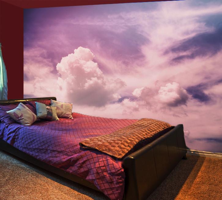 3D Fairy Purple Clouds 823 Wallpaper AJ Wallpaper 