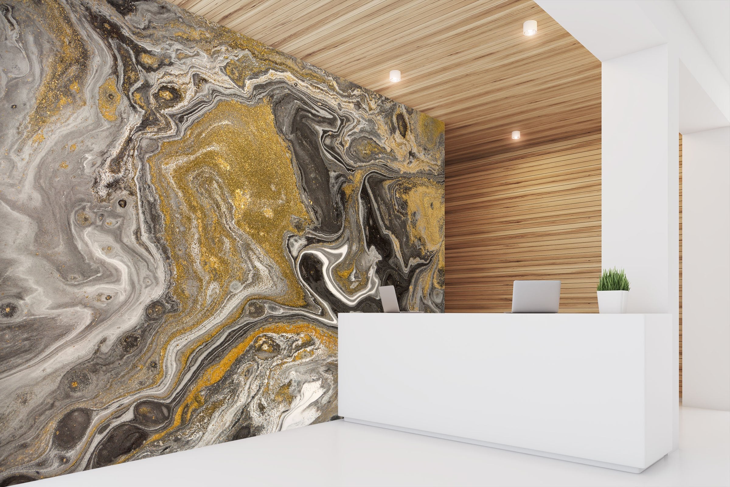 3D High Fashion 075 Marble Tile Texture Wallpaper AJ Wallpaper 2 