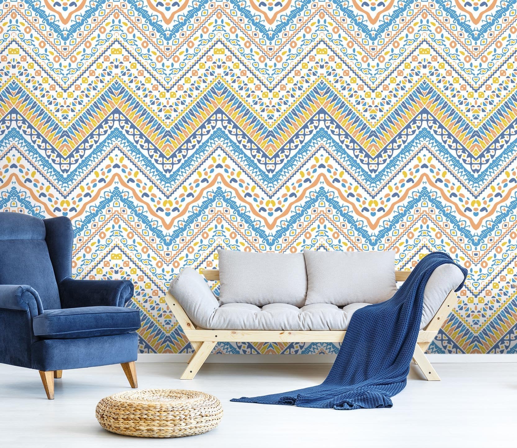 3D Color Wavy Lines 503 Wallpaper AJ Wallpaper 