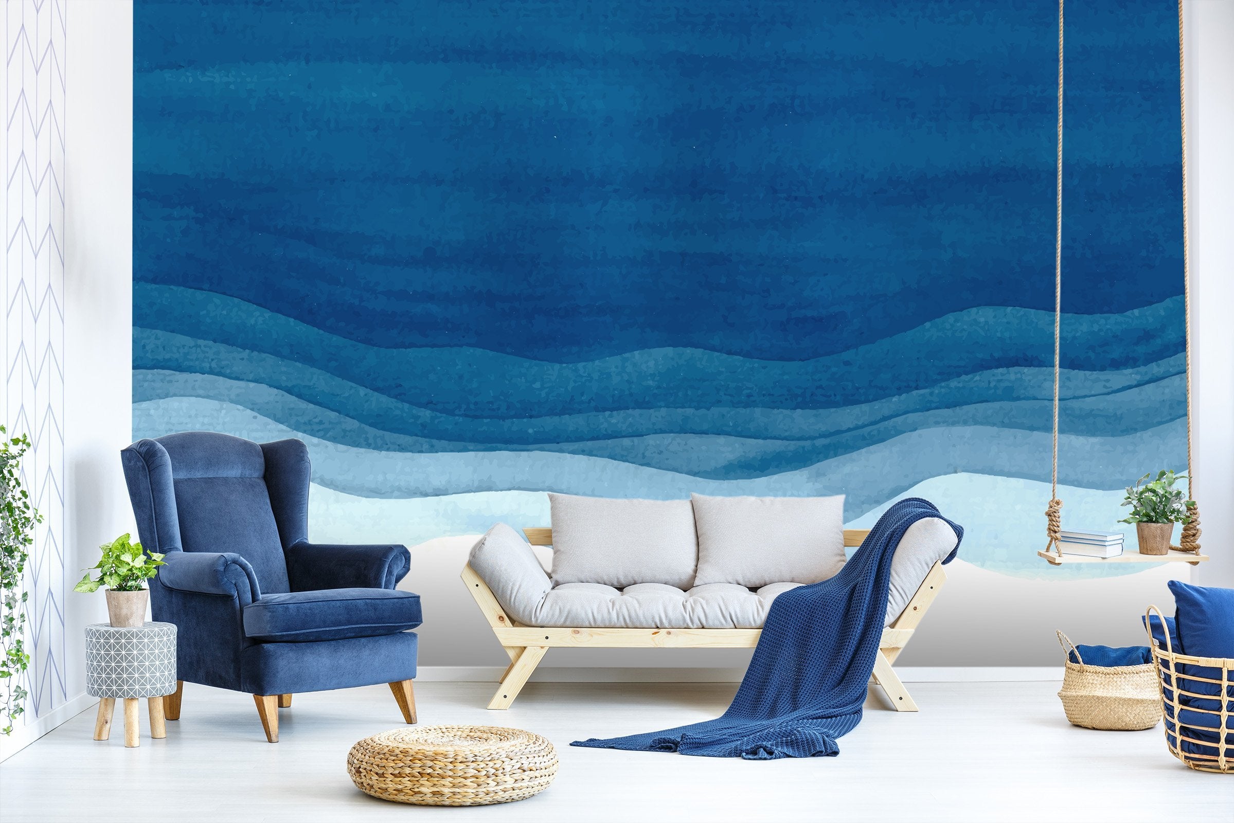 3D Blue Gradient 634 Wallpaper AJ Wallpaper 