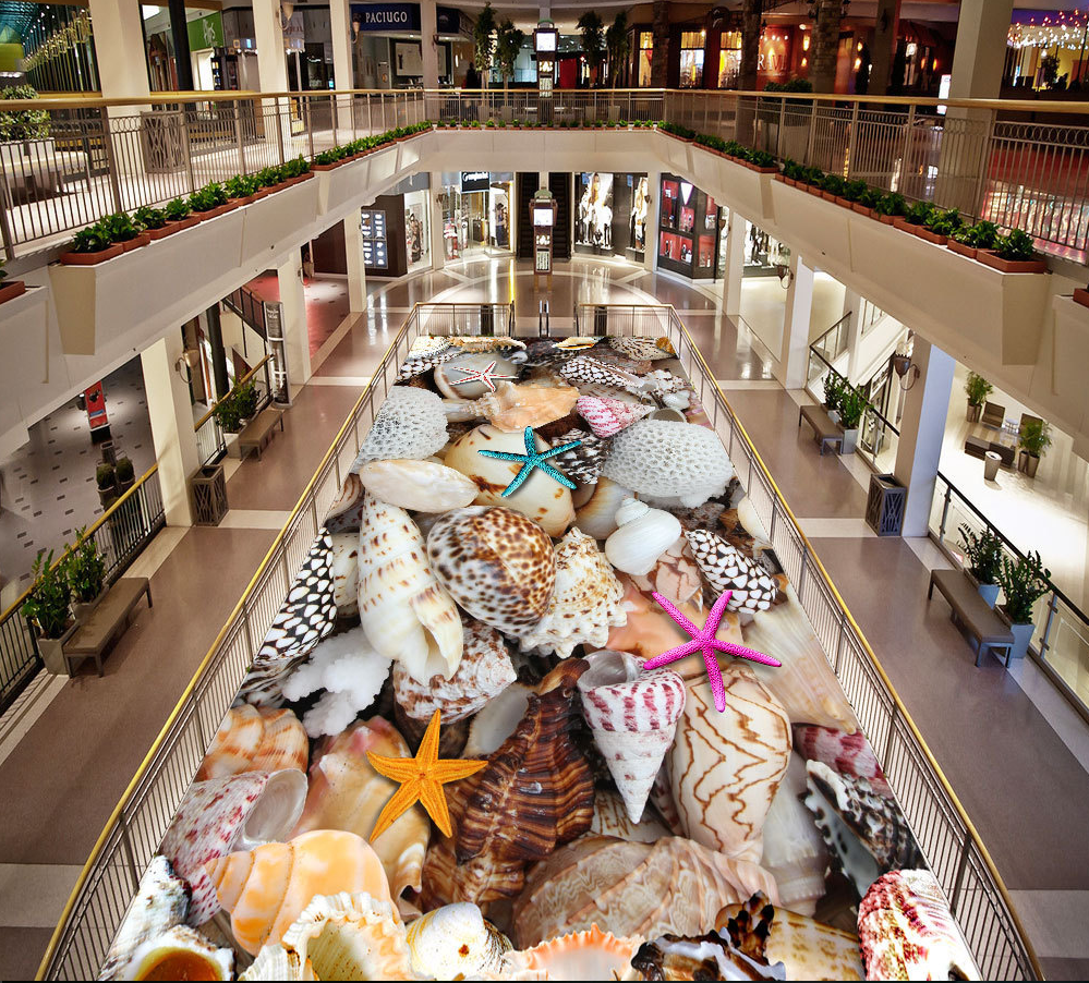 3D Rich Conch 607 Floor Mural  Wallpaper Murals Rug & Mat Print Epoxy waterproof bath floor
