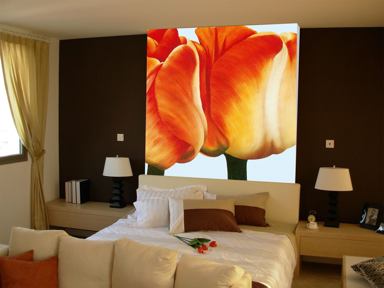 Orange Tulips 1 Wallpaper AJ Wallpaper 