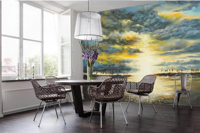 Vast Rosy Sky Wallpaper AJ Wallpaper 