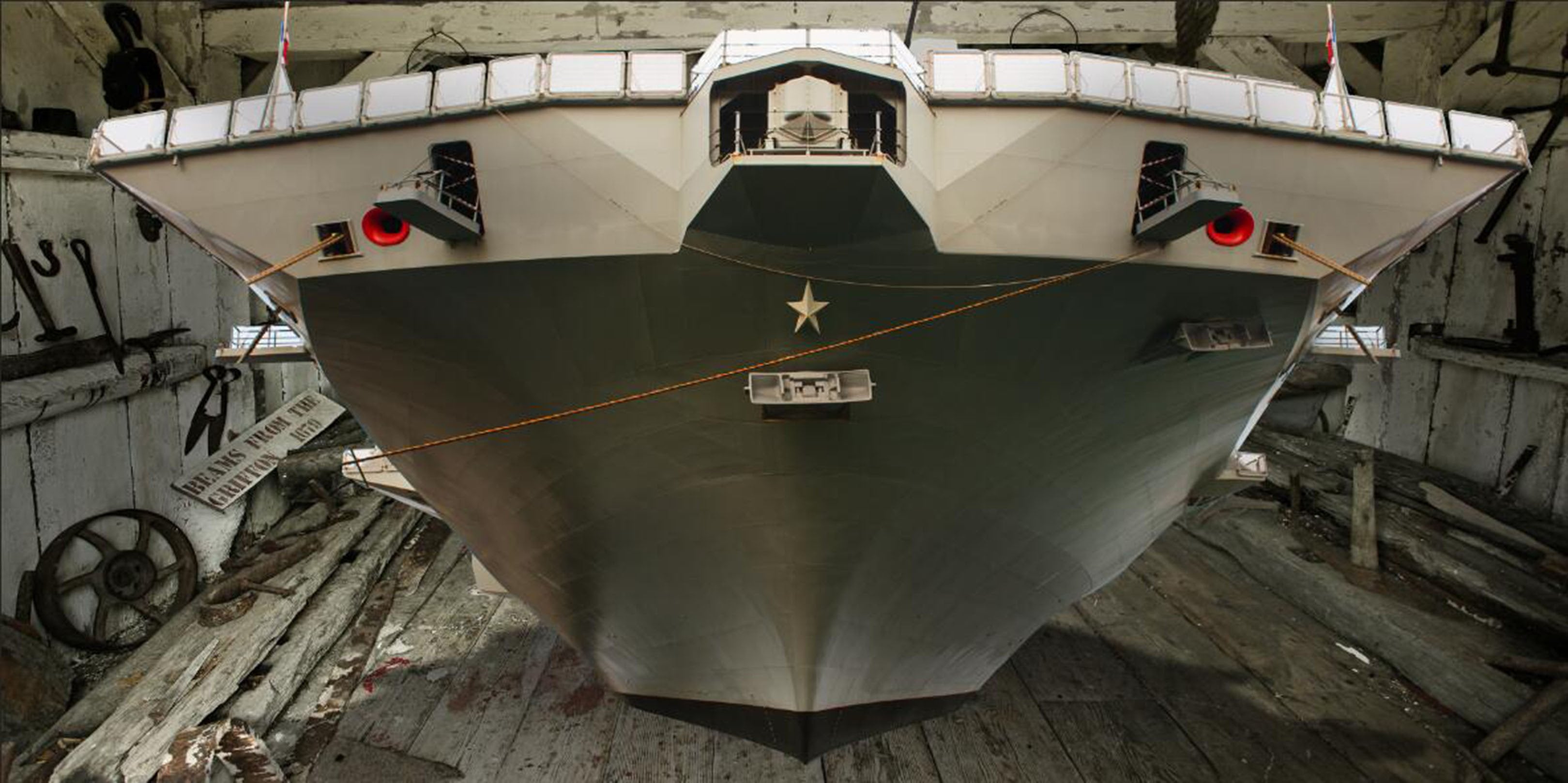 3D Big Ship 18 Garage Door Mural Wallpaper AJ Wallpaper 