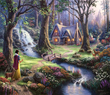 3D Forest Huts 232 Wallpaper AJ Wallpaper 