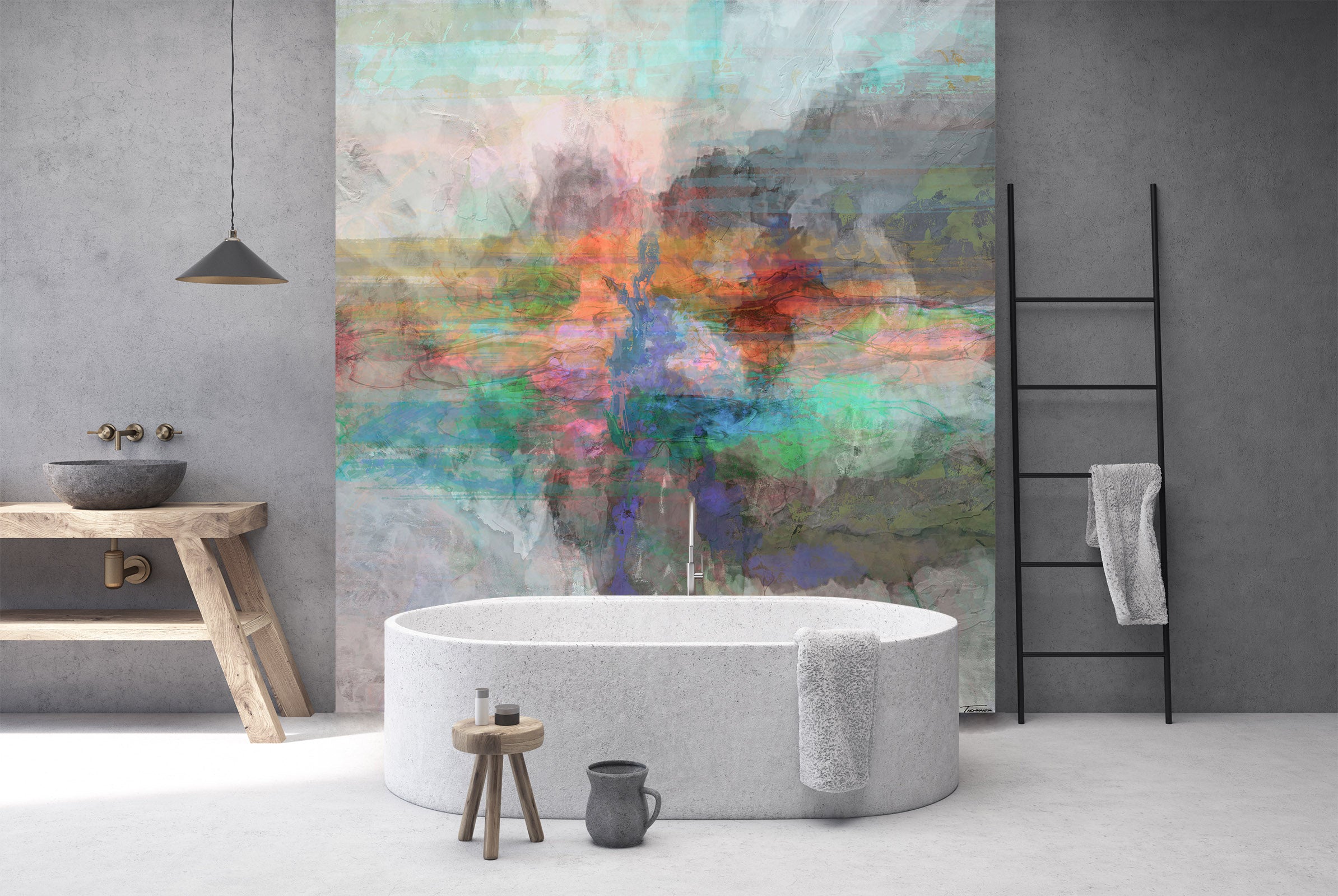 3D Horizon Sunset 1535 Michael Tienhaara Wall Mural Wall Murals