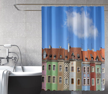 3D Tile House Floor 012 Shower Curtain 3D Shower Curtain AJ Creativity Home 