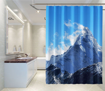 3D Snow Mountain 016 Shower Curtain 3D Shower Curtain AJ Creativity Home 