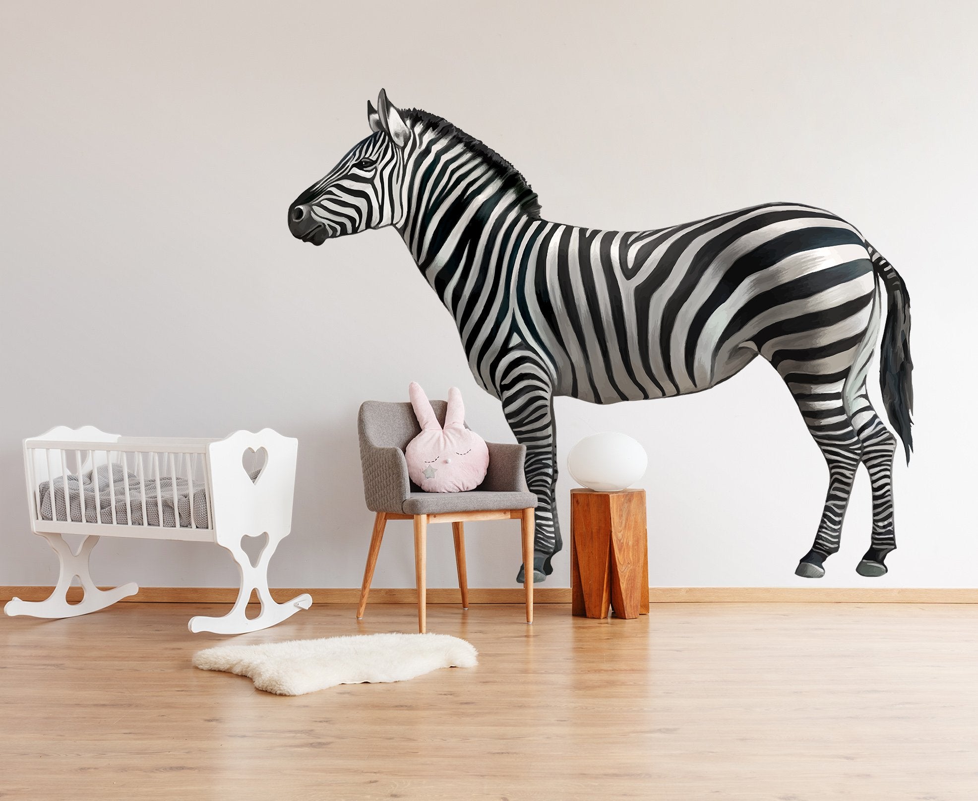 3D Zebra Background 150 Animals Wall Stickers Wallpaper AJ Wallpaper 