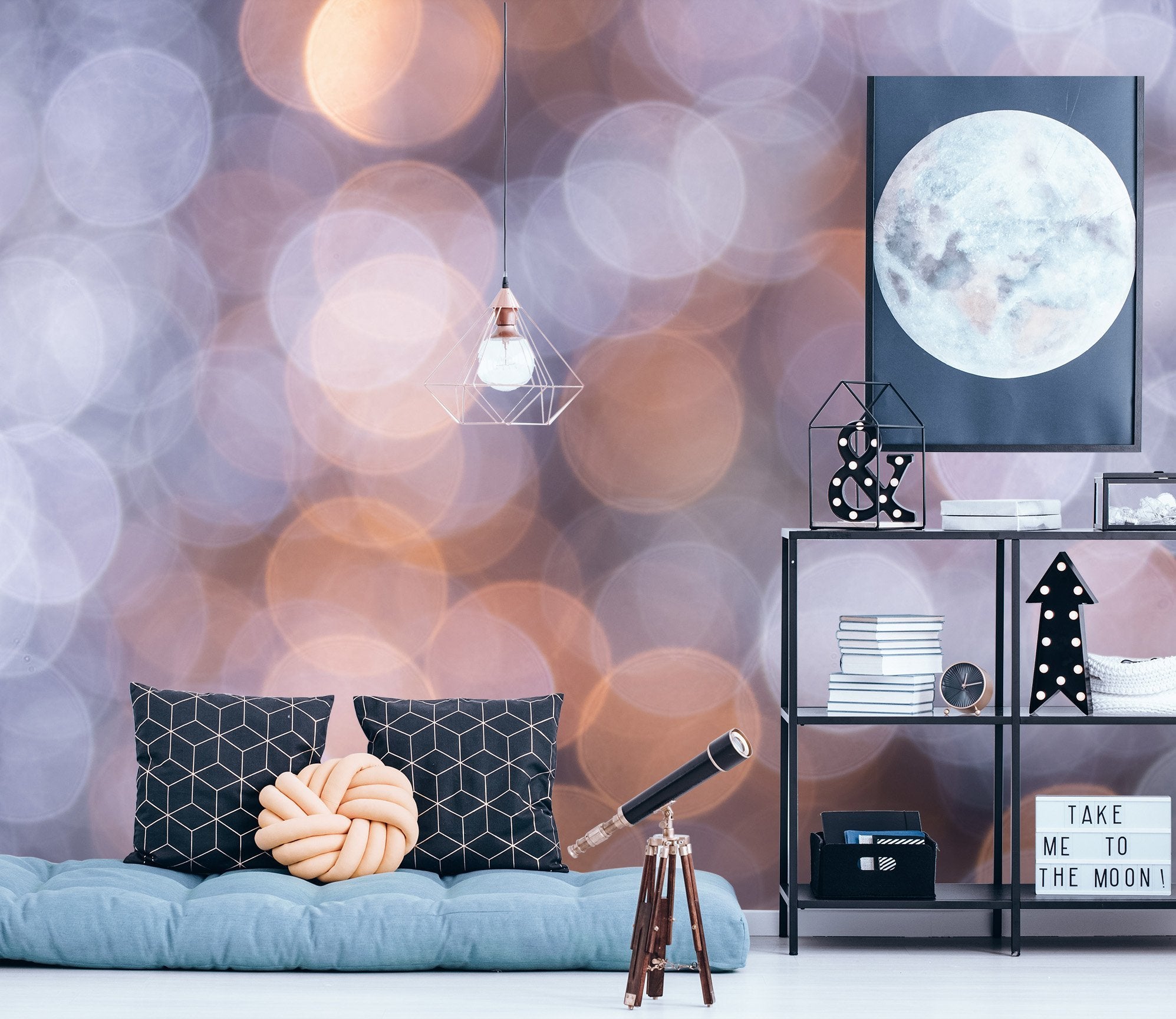 3D Vision Round Light 641 Wallpaper AJ Wallpaper 