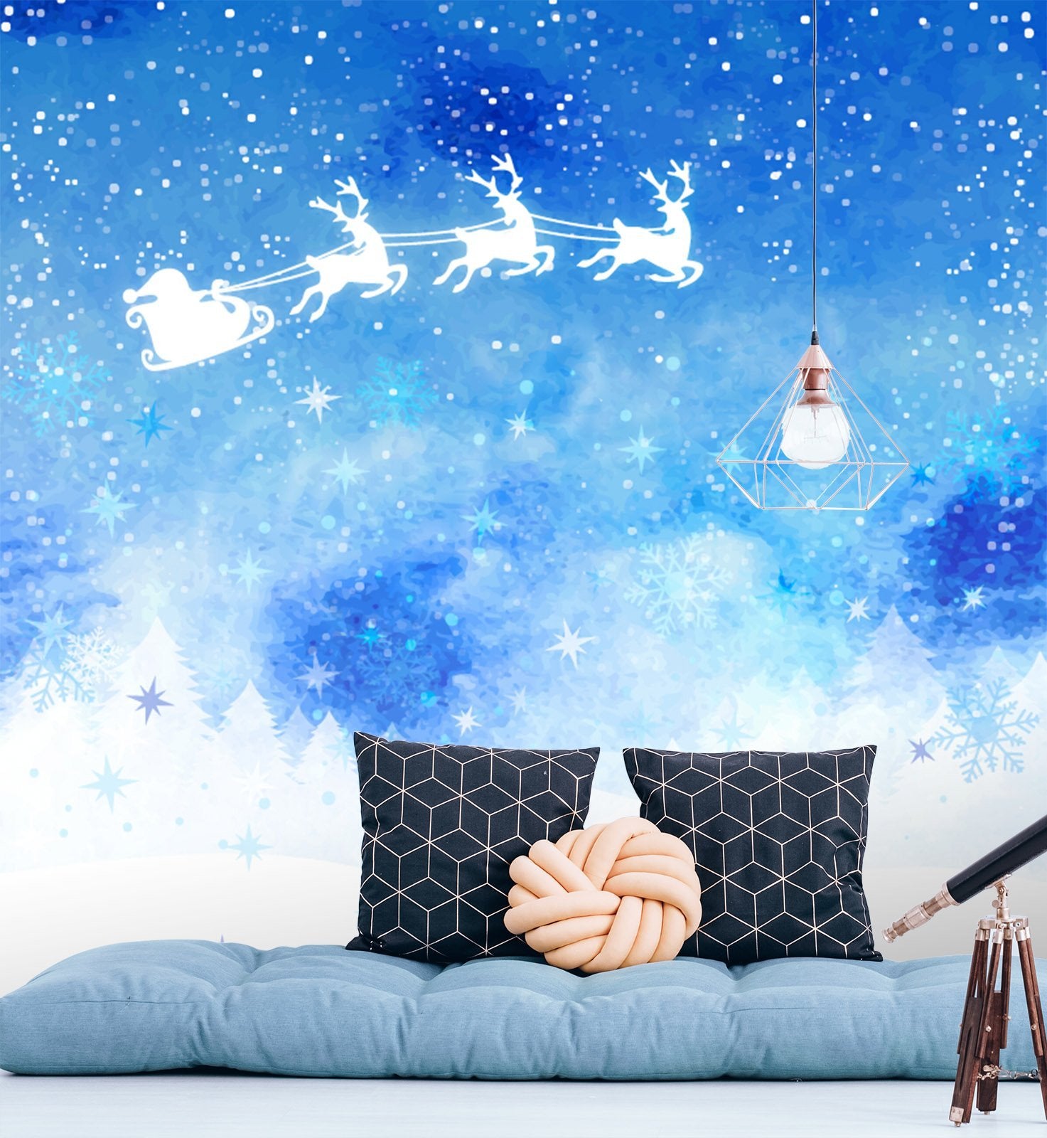 3D Christmas Xmas Flying Santa Claus 7 Wallpaper AJ Wallpaper 