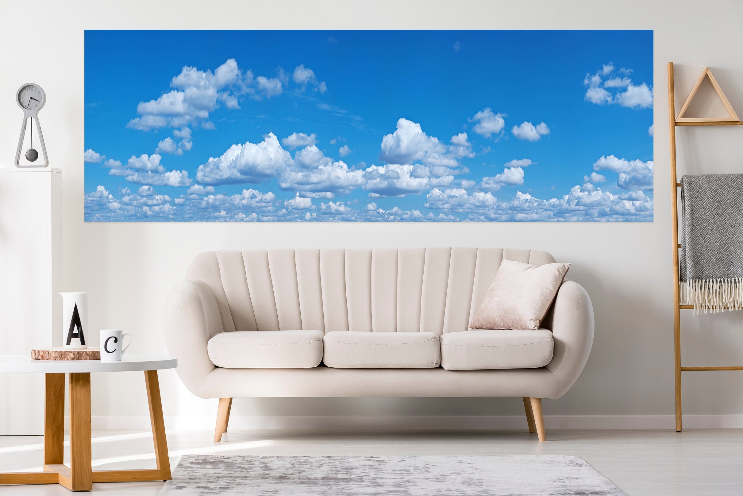 3D White Cloud 1061 Wall Sticker
