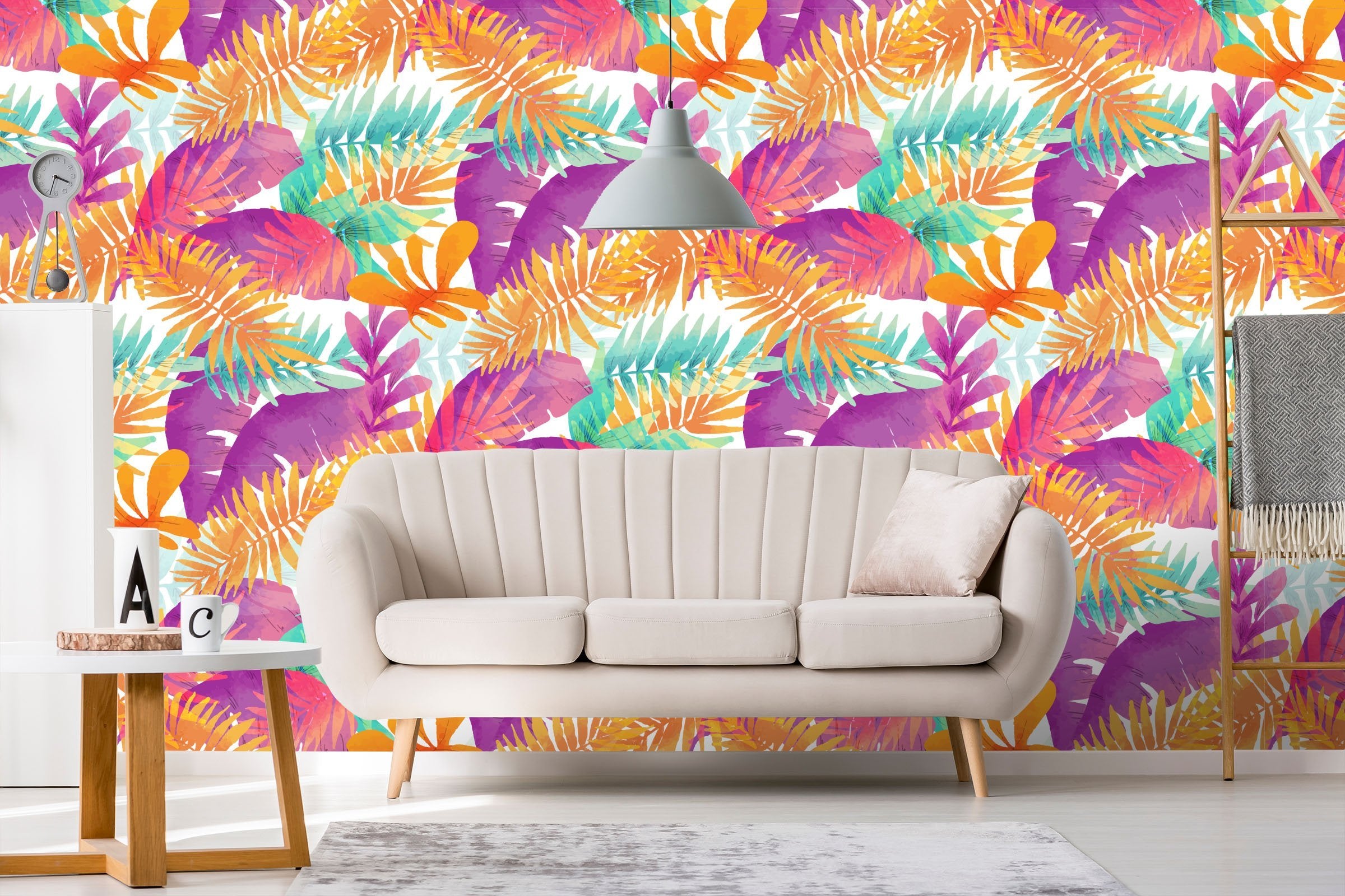 3D Bright Leaves 462 Wallpaper AJ Wallpaper 