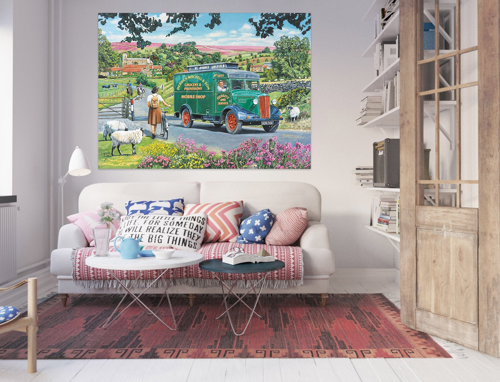 3D Over Hill And Dale 053 Trevor Mitchell Wall Sticker