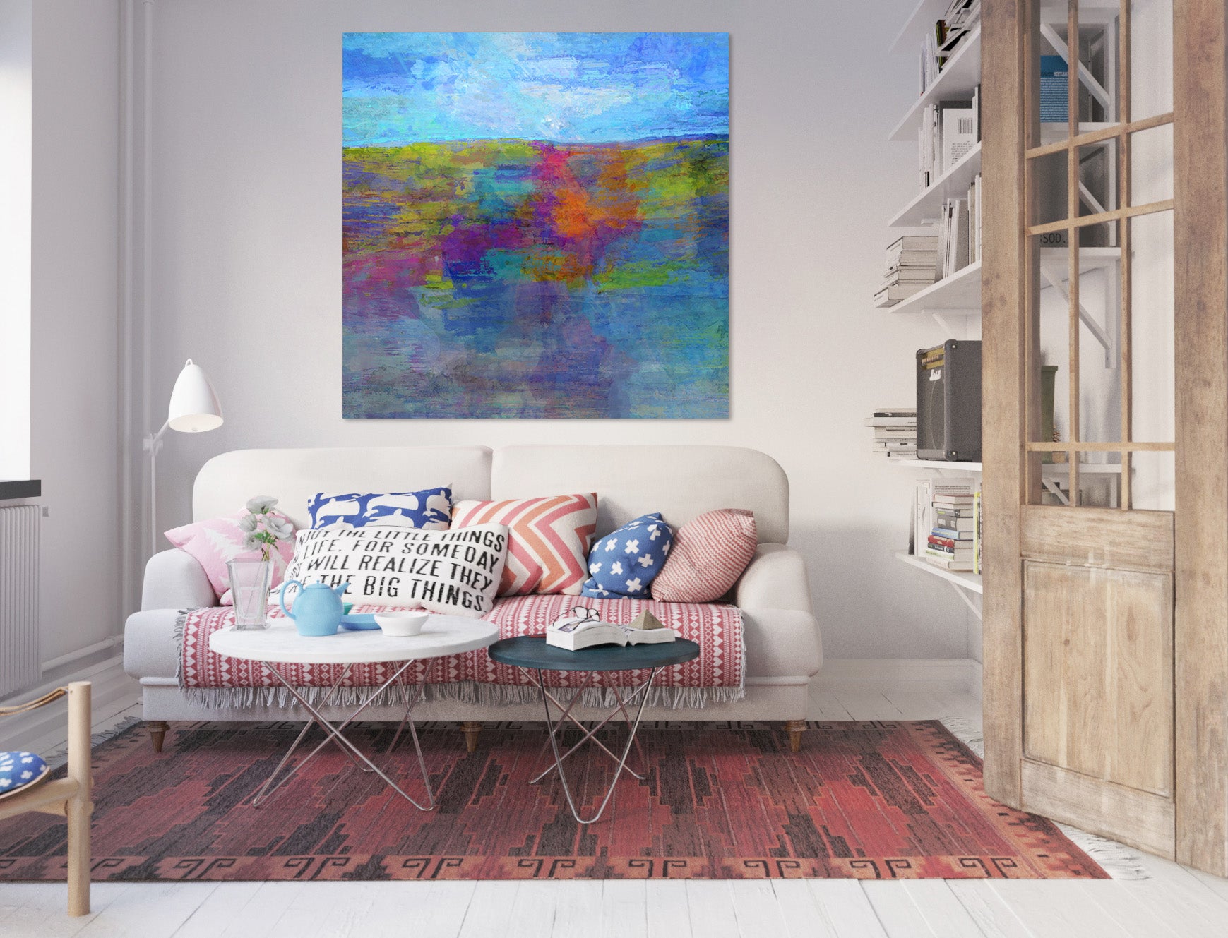 3D Colorful 016 Michael Tienhaara Wall Sticker