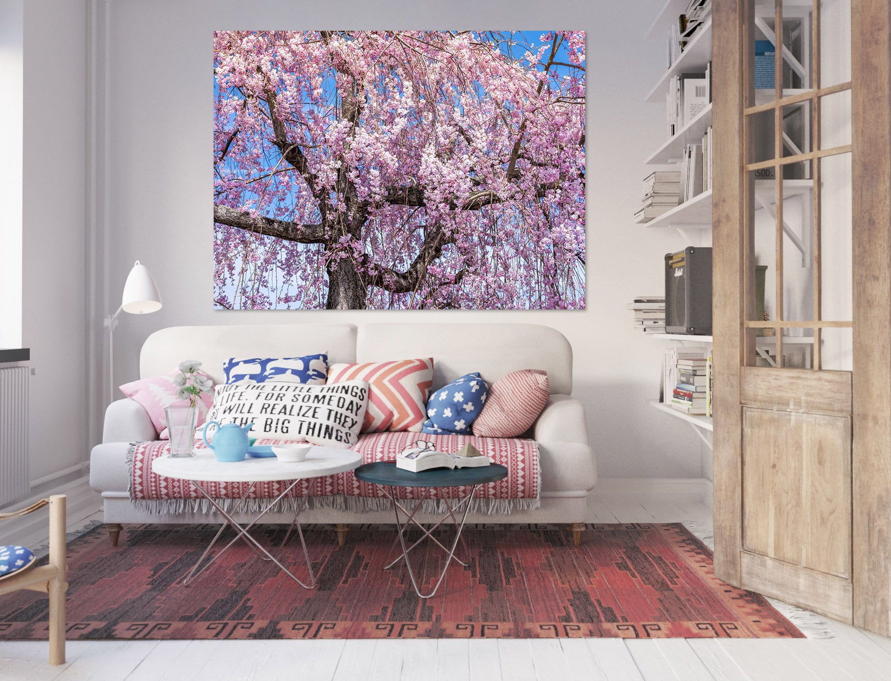 3D Cherry Blossom Tree 119 Marco Carmassi Wall Sticker