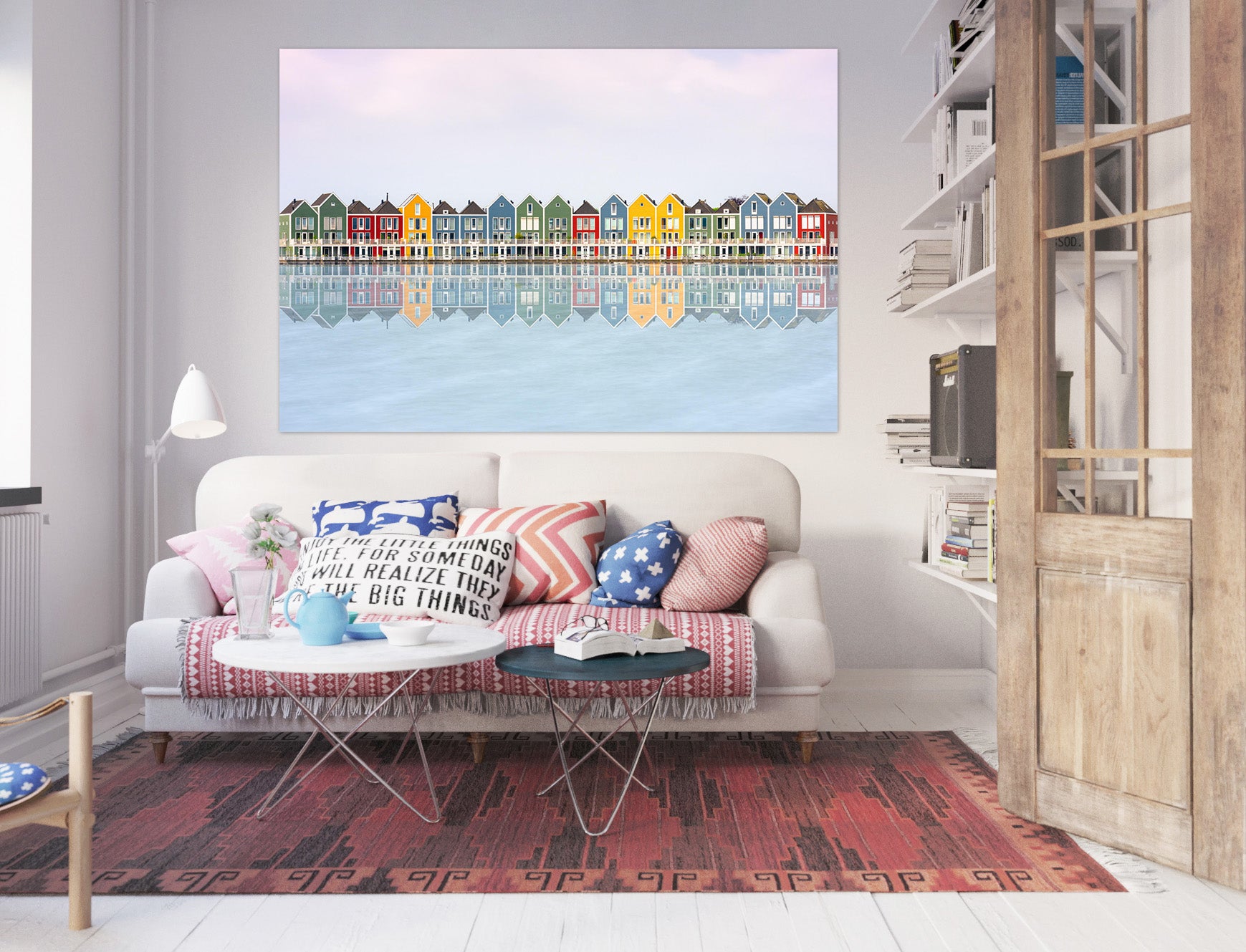 3D Color City 122 Marco Carmassi Wall Sticker