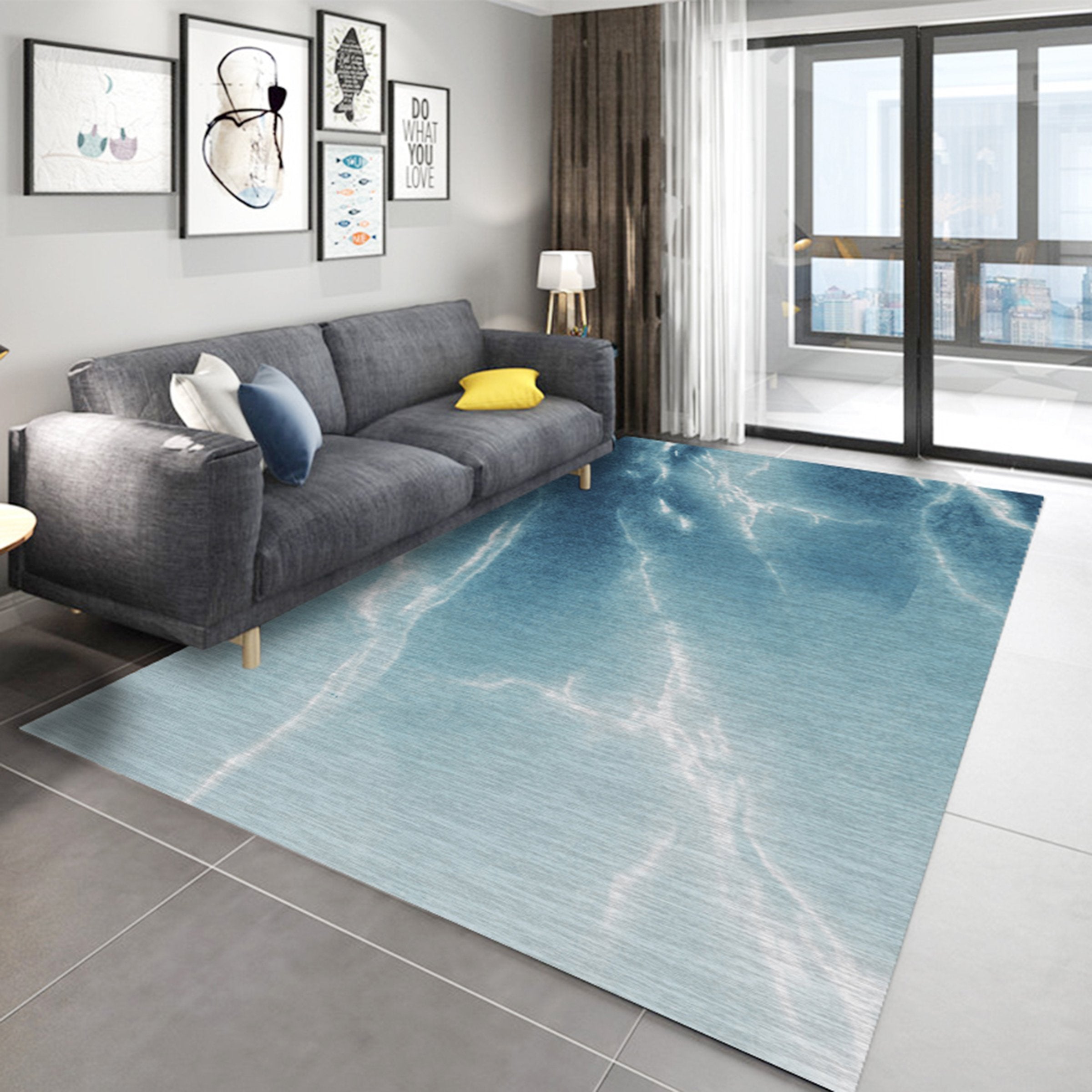 3D Color Inkjet WG259 Non Slip Rug Mat Mat AJ Creativity Home 