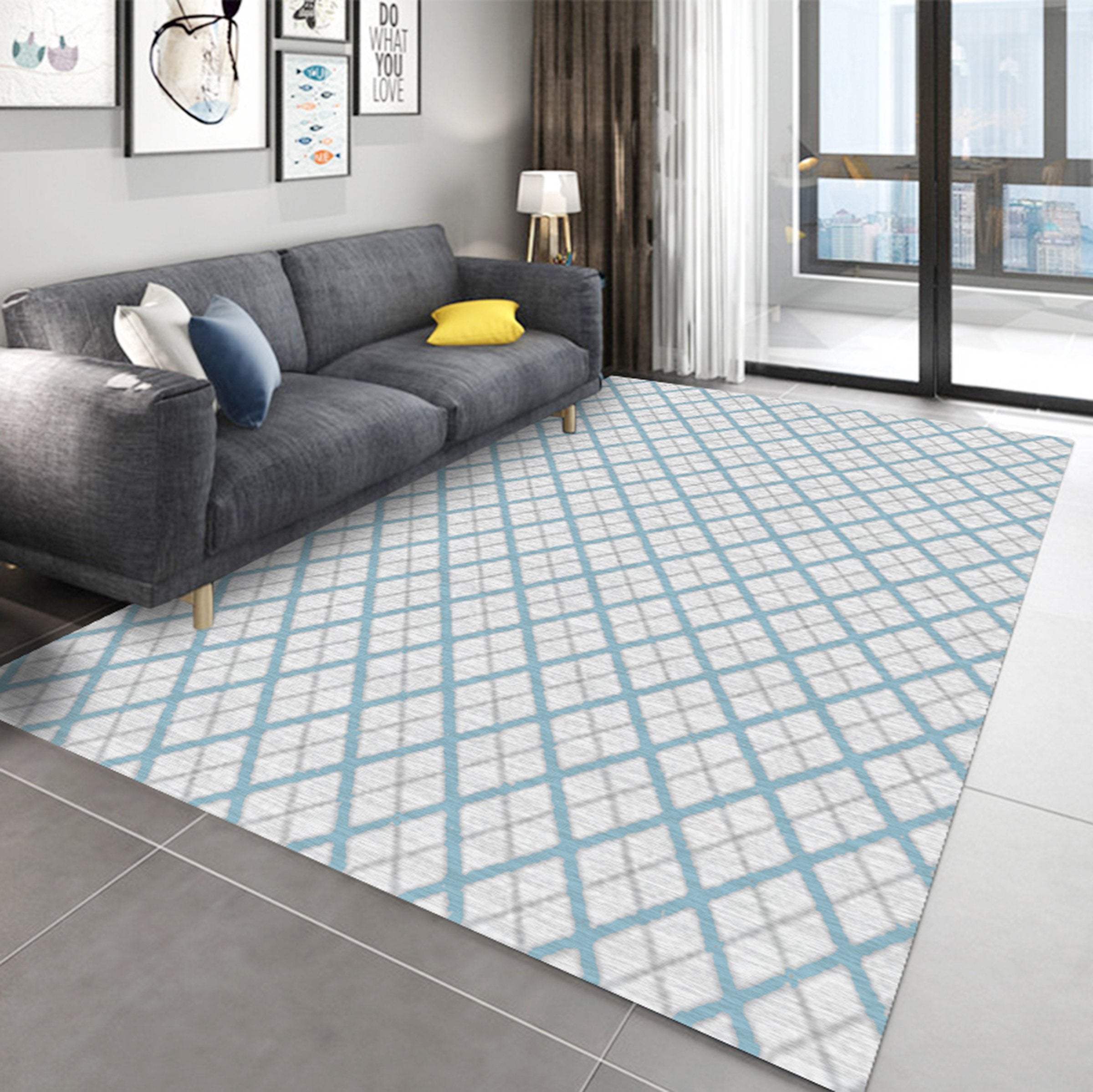 3D Color Pattern WG269 Non Slip Rug Mat Mat AJ Creativity Home 