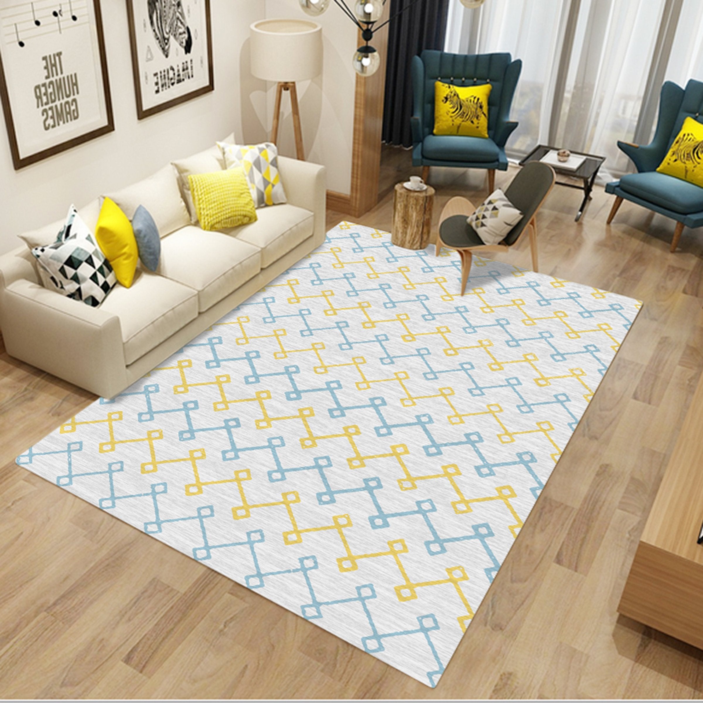 3D Color Pattern WG274 Non Slip Rug Mat Mat AJ Creativity Home 