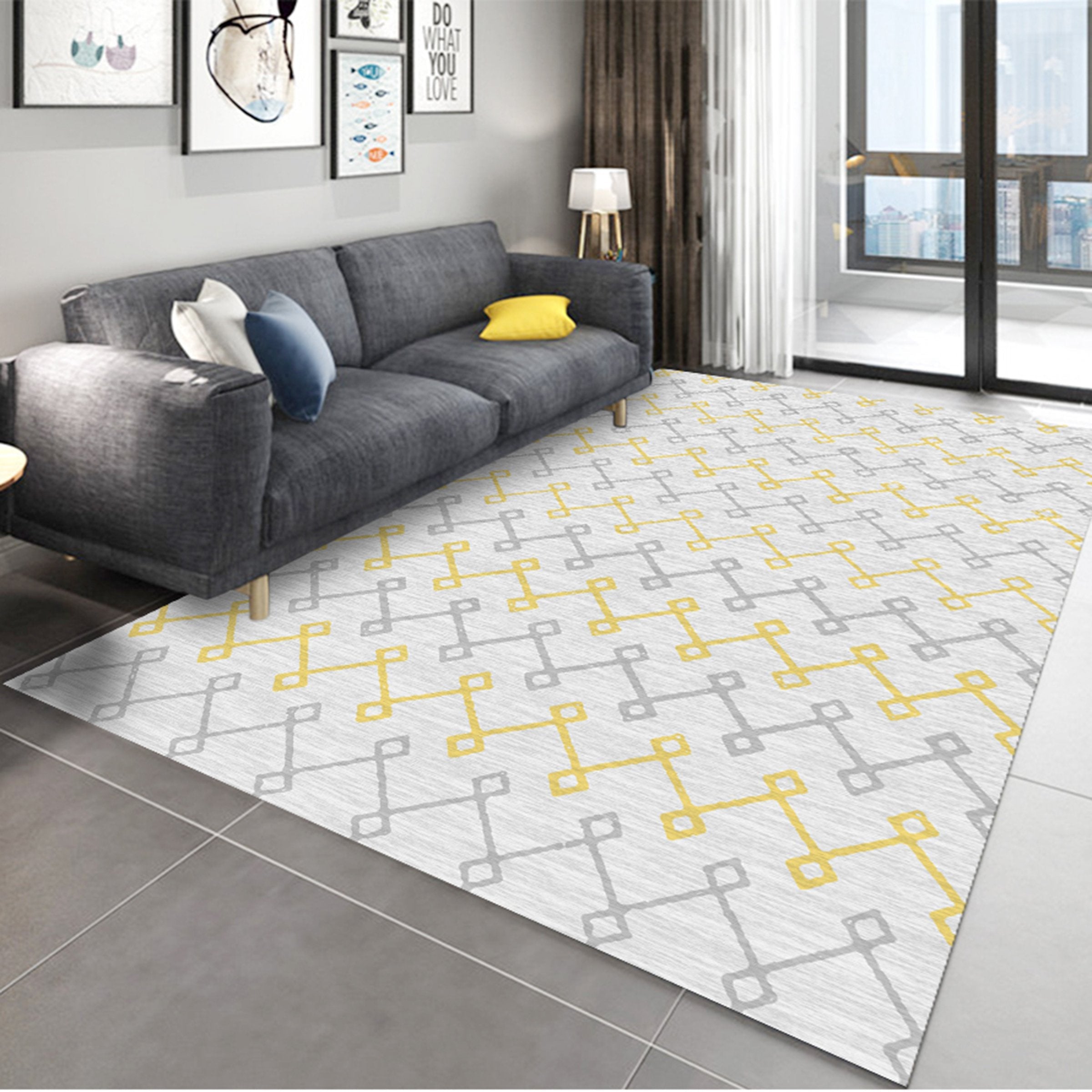 3D Color Pattern WG275 Non Slip Rug Mat Mat AJ Creativity Home 