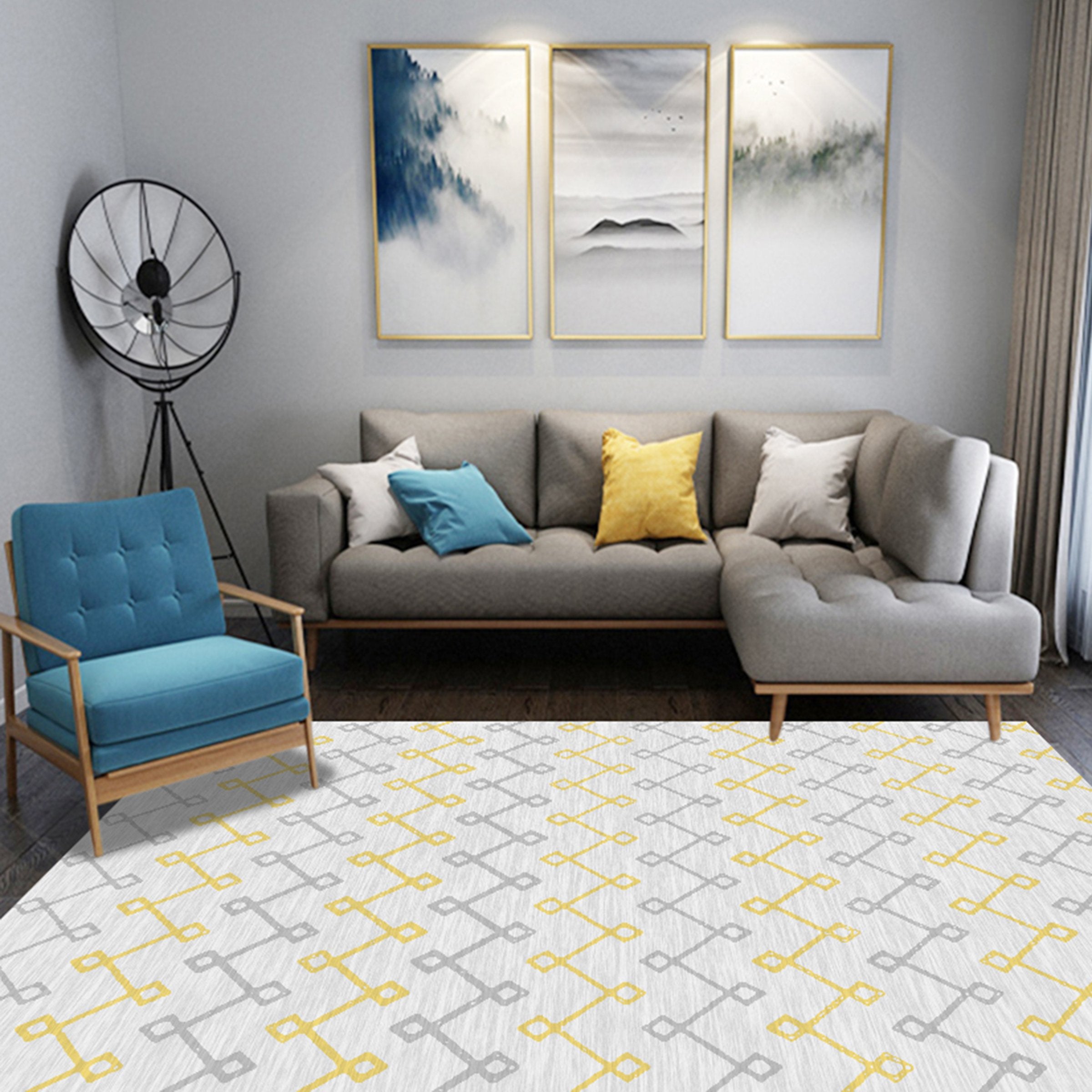 3D Color Pattern WG275 Non Slip Rug Mat Mat AJ Creativity Home 