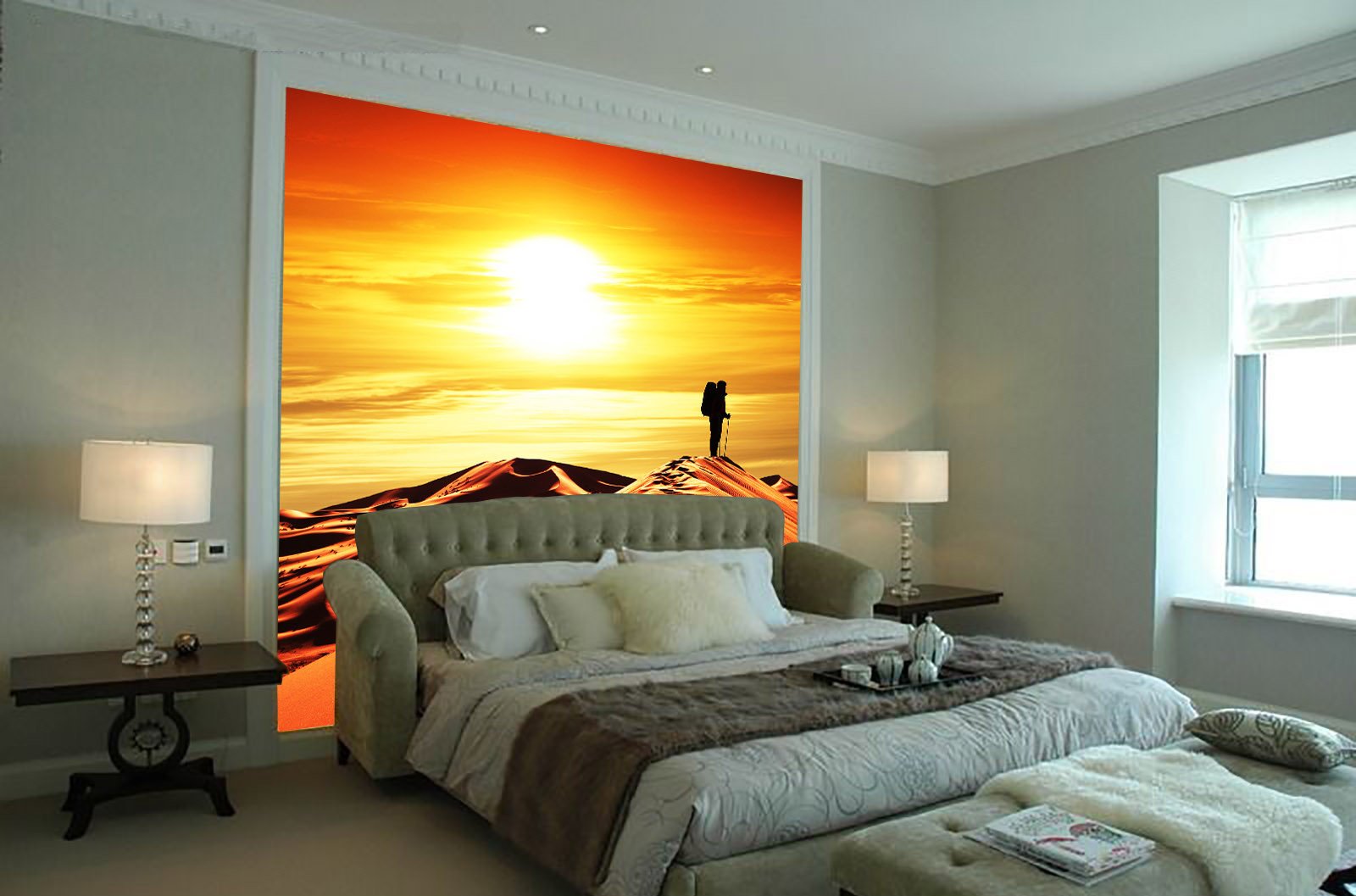 Desert Sunset Wallpaper AJ Wallpaper 