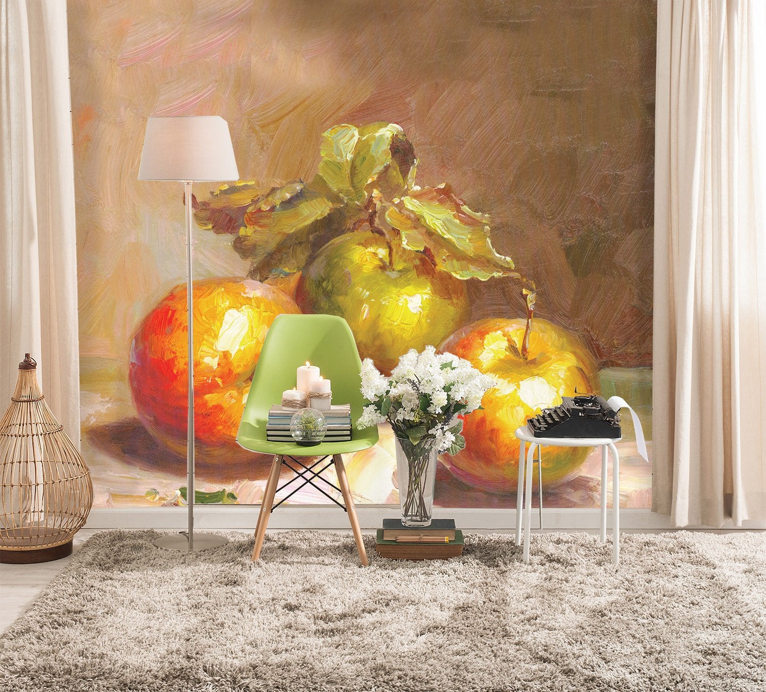 Three Fruits Wallpaper AJ Wallpaper 