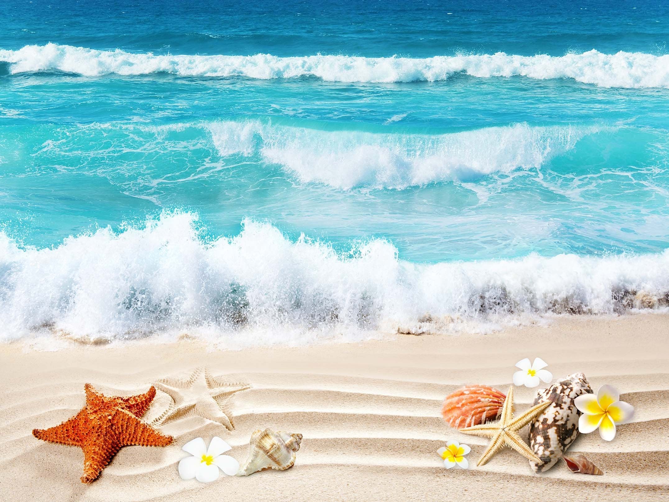 3D Beach Starfish 119 Shower Curtain 3D Shower Curtain AJ Creativity Home 