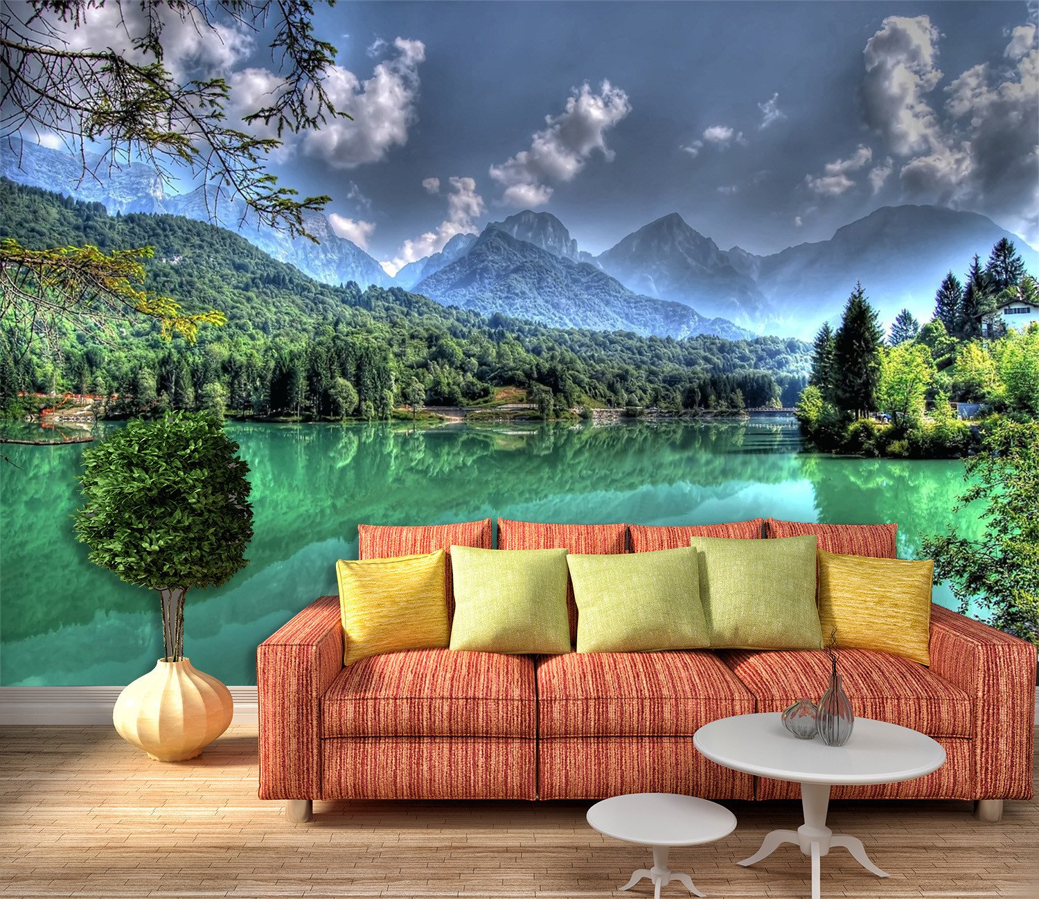 3D Fairy Mountain Lake 34 Wallpaper AJ Wallpaper 