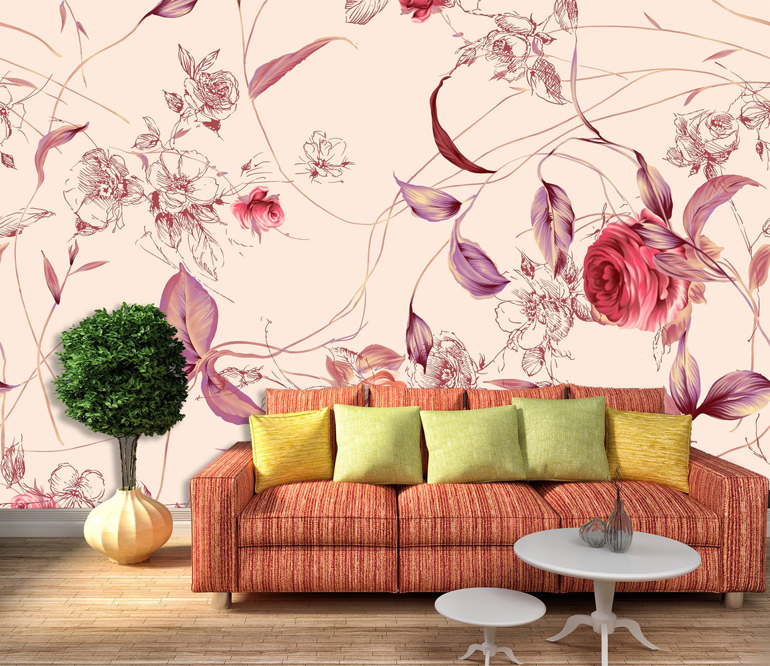 3D Blossoming Rose 988 Wallpaper AJ Wallpapers 