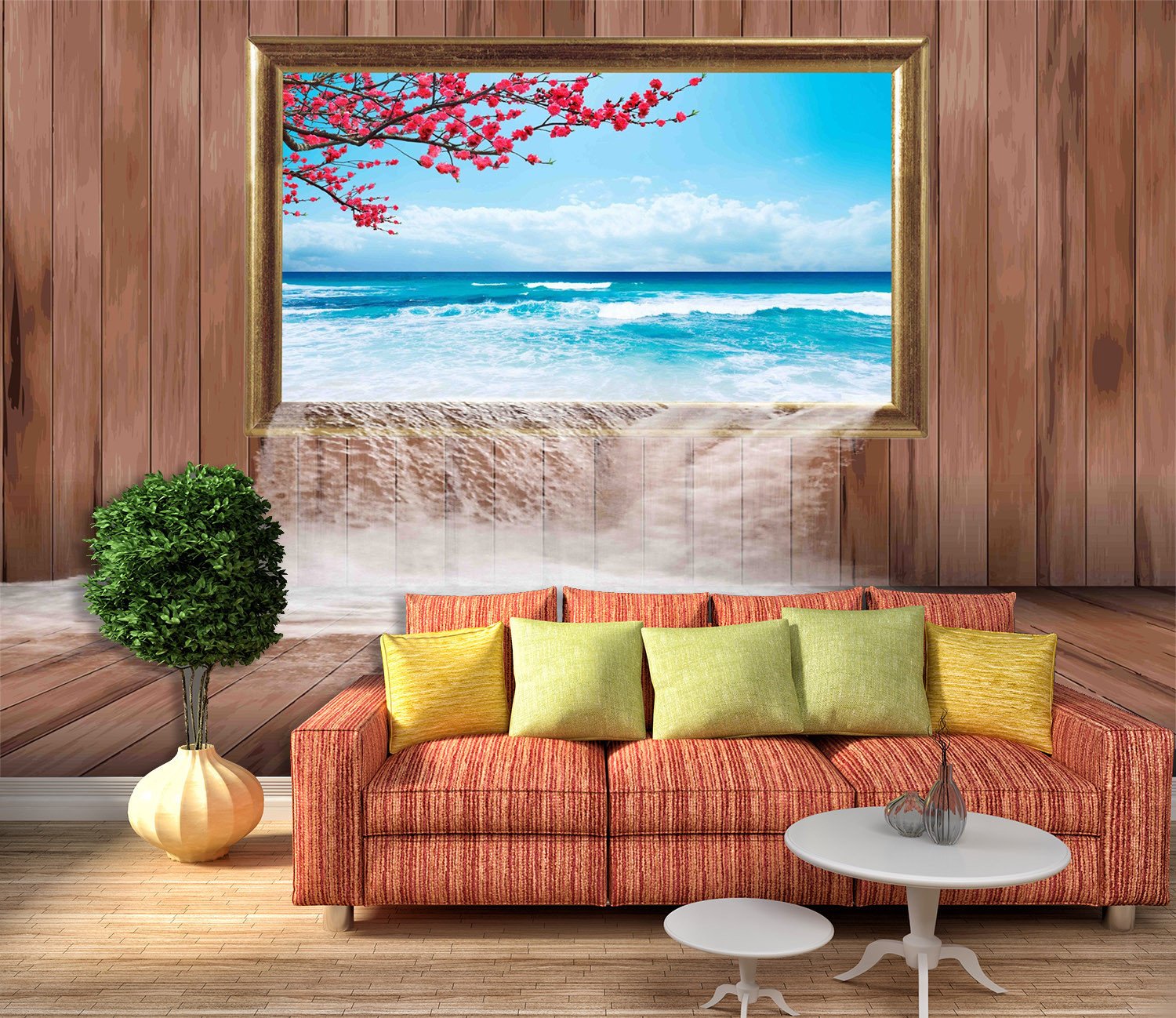 3D Sea Bank Ocean 88 Wallpaper AJ Wallpaper 