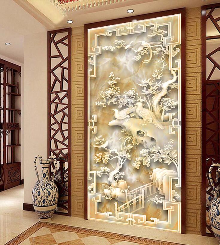 Carve Beautiful Tree Birds 1 Wallpaper AJ Wallpaper 1 