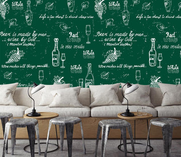 3D Blackboard Grape Liqueur 570 Wallpaper AJ Wallpaper 