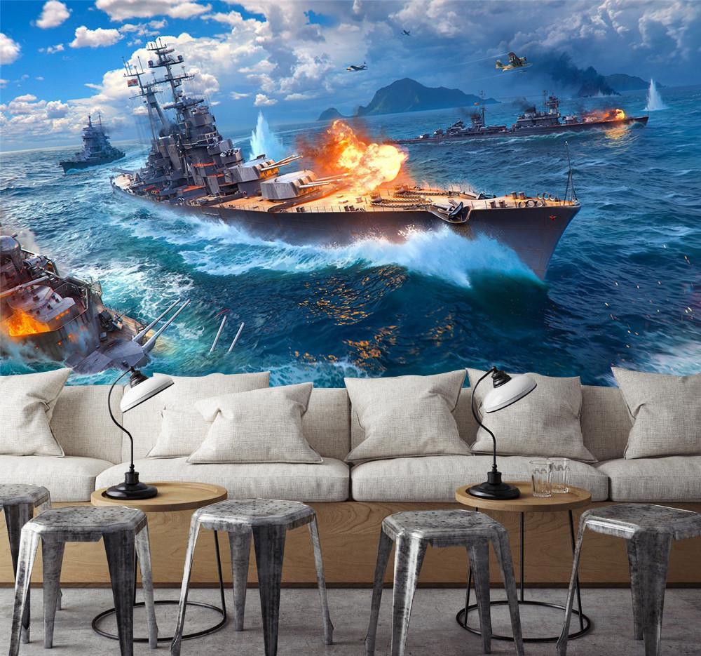 3D War Ship 209 Wallpaper AJ Wallpaper 