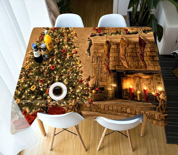 3D Fireplace Candle Socks 64 Tablecloths Tablecloths AJ Creativity Home 