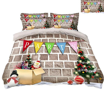 3D Christmas Toy Box 65 Bed Pillowcases Quilt Quiet Covers AJ Creativity Home 