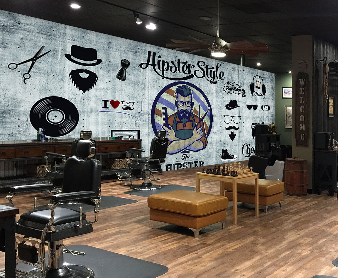 3D Focus On Hair Cutting 1468 Barber Shop Wall Murals | AJ Wallpaper 3D Focus On Hair Cutting 1468 Barber Shop Wall Murals | AJ Wallpaper