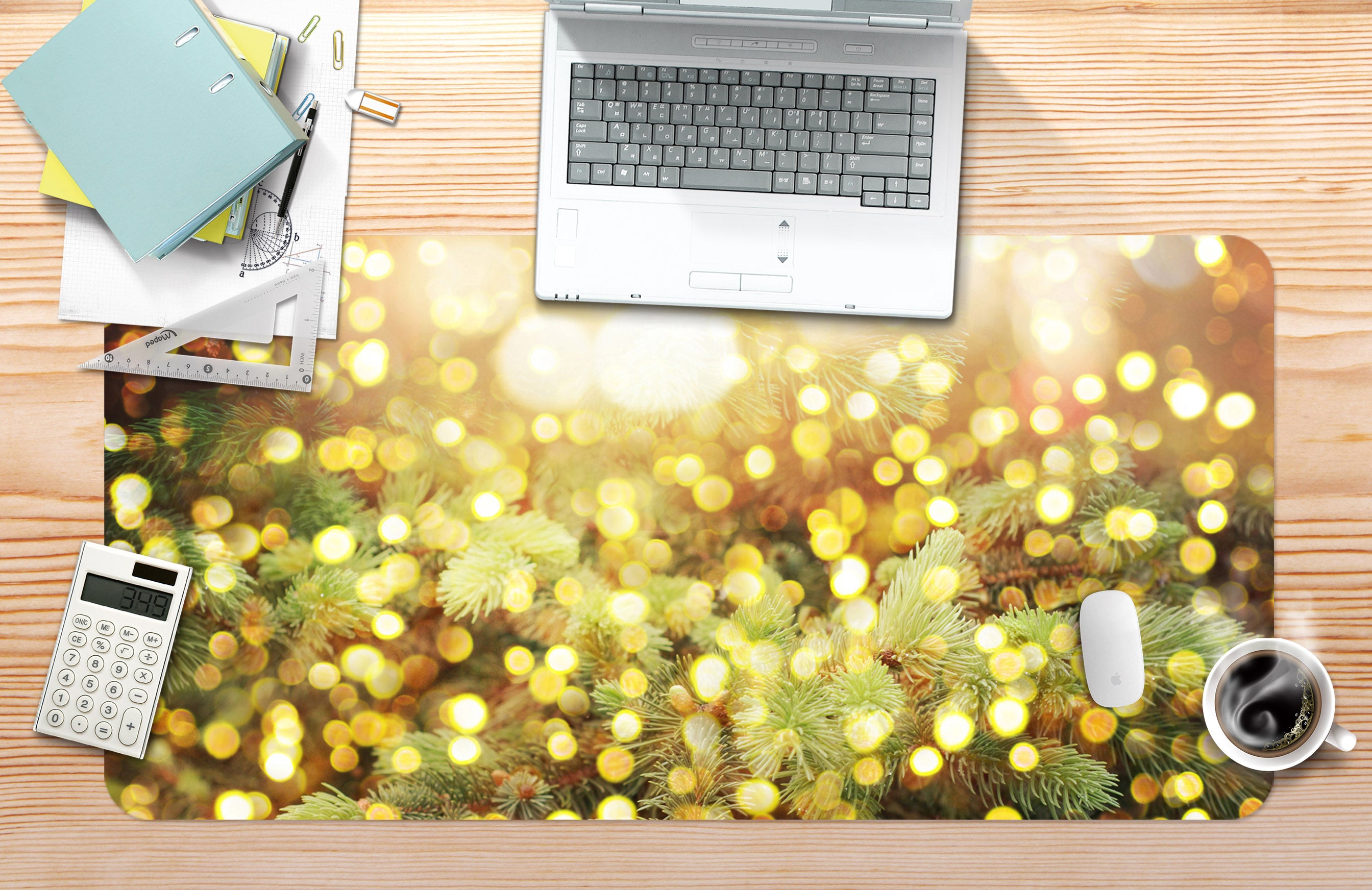 3D Aperture 53173 Christmas Desk Mat Xmas