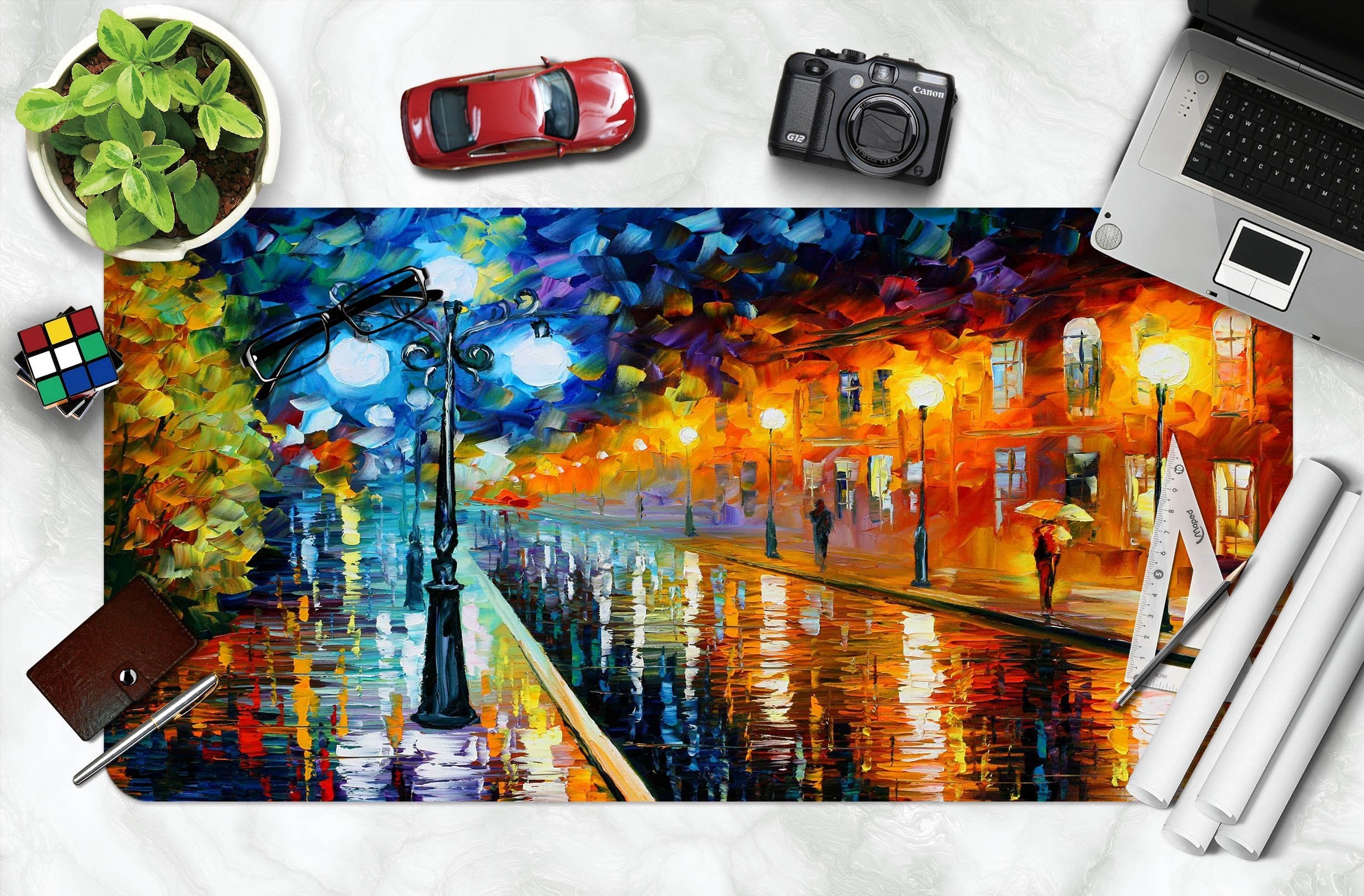 3D Street Painting 019 Desk Mat Mat AJ Creativity Home 