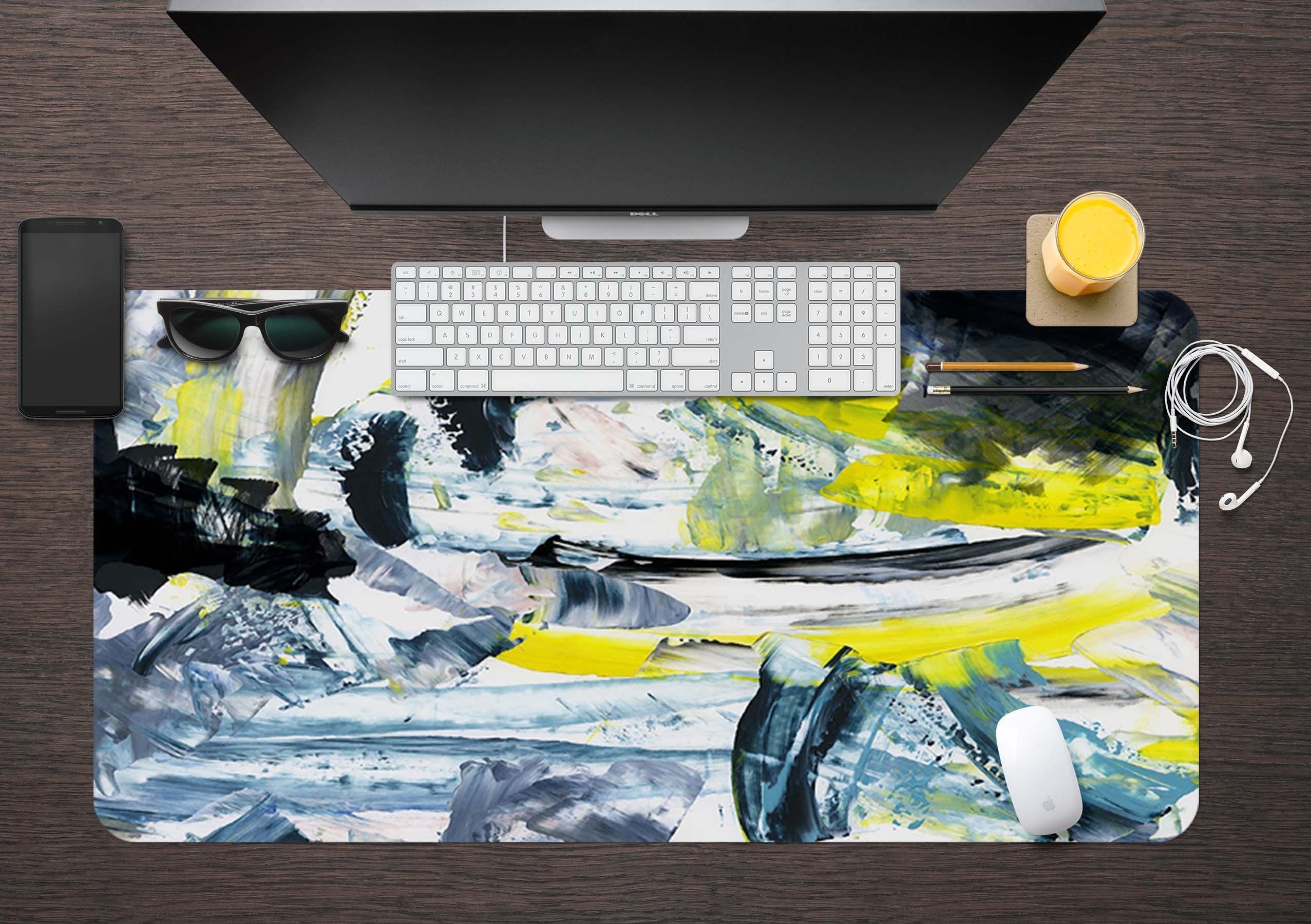 3D Graffiti Paint 086 Desk Mat Mat AJ Creativity Home 
